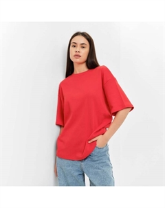 Футболка женская Basic, размер S-M, цвет красный Mist