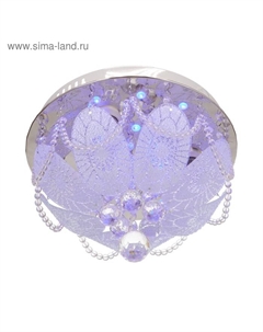 Люстра с ПДУ "Джанелли" 3х40Вт E27+RGB хром 30х30х24 см Bayerlux