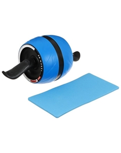 Ролик для пресса, 40×19×19 см, с ковриком, синий Onlytop