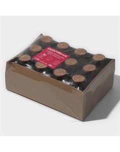 Набор баночек для специй с пробковой крышкой «Парфе», 180 мл, 11×5 см, 12 шт., стекло Доляна