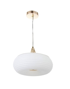 Светильник «Кагнели» LED 24 Вт черно-золотой 34×34×23-110 см Bayerlux