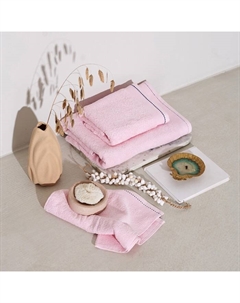 Полотенце махровое "Plain" 50*90 см, цв. розовый, 100% хлопок, 450 гр/м2 Lovelife