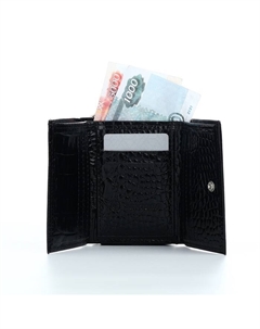 Кошелёк женский на молнии, цвет чёрный Textura