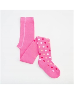 Колготки детские с плюшевым следом, розовые, МИКС, рост 110-116 см (17-18) Носик