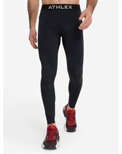 Тайтсы компрессионные мужские, Черный Athlex