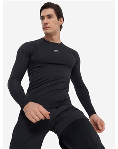 Лонгслив компрессионный мужской, Черный Athlex