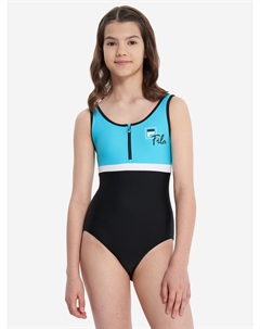 Купальник слитный для девочек, Черный Fila