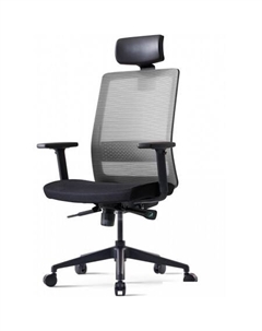 Кресло S30 Black Pl с подголовником (черный) Bestuhl