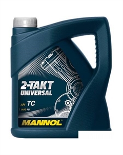 Моторное масло 2-Takt Universal API TC 4л Mannol