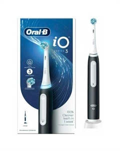 Электрическая зубная щетка iO 3 iOG3.1A6.0 (черный) Oral-b