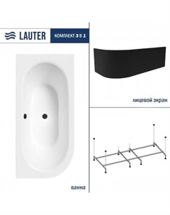 Bliss 150 P 21201052P (с каркасом и лицевым экраном черного цвета) Lauter