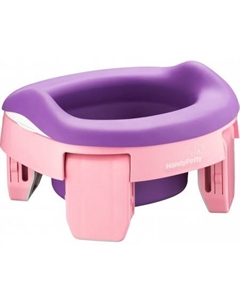 Дорожный горшок HandyPotty 3 в 1 HP-255E (розовый/фиолетовый) Roxy-kids