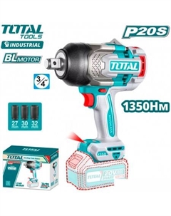 Гайковерт TIWLI201351 (без АКБ) Total