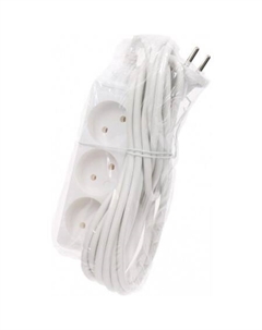 Удлинитель 62552 (5 м, белый) Electraline