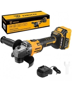 Угловая шлифмашина ZKAG20 084-1044 (с 1-им АКБ) Deko