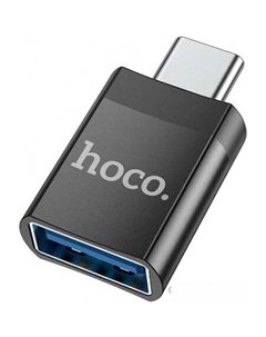 Адаптер UA17 USB Type-A - USB Type-C (черный) Hoco