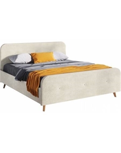 Кровать Сиерра Стандарт 160x200 (без основания, торонто светло-бежевый) Мебельград