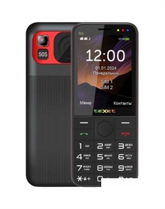 Кнопочный телефон TeXet TM-315 (черный) Texet
