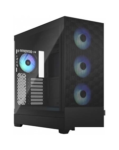 Pop XL Air RGB Black TG Clear FD-C-POR1X-06 Fractal design