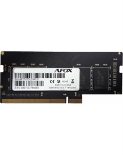 Оперативная память 8GB DDR4 SODIMM PC4-21300 AFSD48FH1P Afox