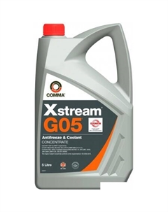 Антифриз Xstream G05 Antifreeze & Coolant Concentrate 5л Comma