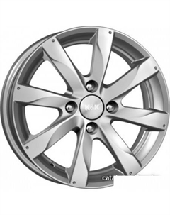 Литые диски Джемини 15x6" 4x100мм DIA 60.1мм ET 40мм Дарк платинум K&k