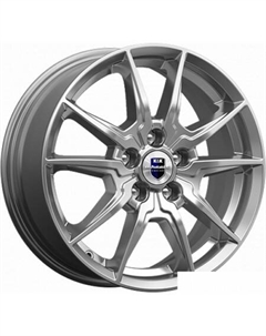 Литые диски Адамар 16x6.5" 5x114.3мм DIA 66.1мм ET 50мм Дарк платинум K&k