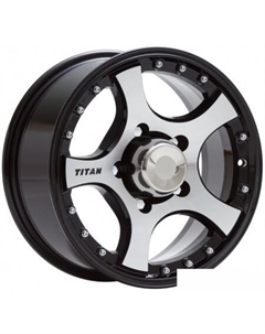 Литые диски Титан 16x7" 5x139.7мм DIA 109.7мм ET 20мм Алмаз Skad