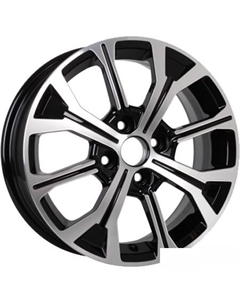 Литые диски КС945 15x6" 4x100мм DIA 60.1мм ET 50мм Алмаз черный K&k