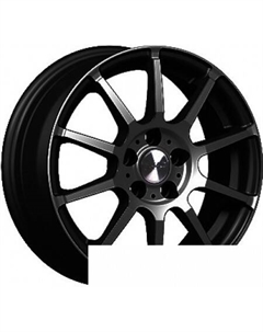 Литые диски Акита 15x6" 4x100мм DIA 54.1мм ET 48мм Черный бархат Skad