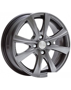 Литые диски Мальта 15x6" 4x100мм DIA 54.1мм ET 48мм Графит Skad