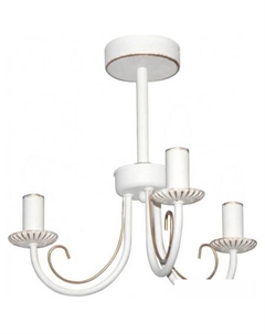 Люстра средней высоты Рустика 133 НСБ 01-3х60-144 Е14 1005404243 (белый патина) Элетех