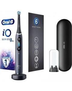 Электрическая зубная щетка iO 8n (черный, 2 насадки) Oral-b