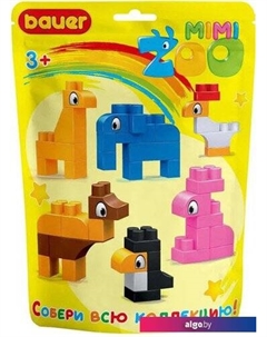 Конструктор MIMI ZOO 881 Зоопарк (в ассортименте) Bauer