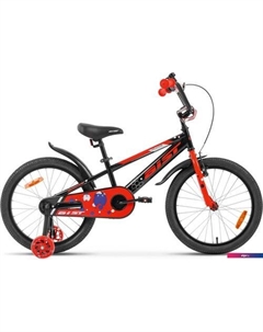 Детский велосипед Pluto 18 2025 (черный, разобранный, в коробке) Aist