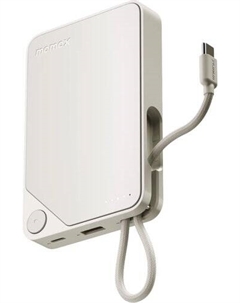 Внешний аккумулятор 1-Power X Built-in USB-C IP152 10000mAh (белый) Momax