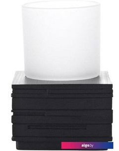 Стакан для зубной щетки и пасты Brick 22150110 (черный) Ridder