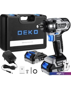 Гайковерт DKIS20 063-4033 (с 2-мя АКБ, кейс) Deko