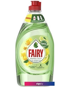 Средство для мытья посуды Pure & Clean Бергамот и Имбирь 450 мл Fairy