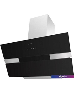 Кухонная вытяжка Mersey 90 (нержавеющая сталь\черное стекло) Maunfeld