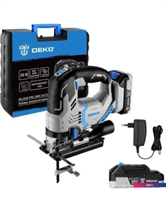 Электролобзик DKJS20 PRO 083-1125 (с 2-мя АКБ, кейс) Deko