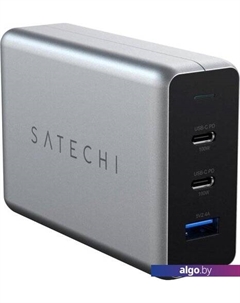 Сетевое зарядное 100W Type-C PD Compact GAN Charger (европейская вилка) Satechi