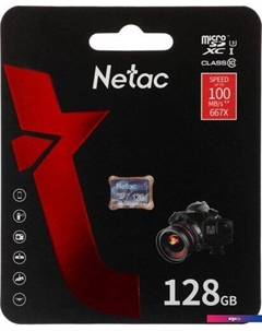 Карта памяти microSDXC P500 Ultra 128GB Netac