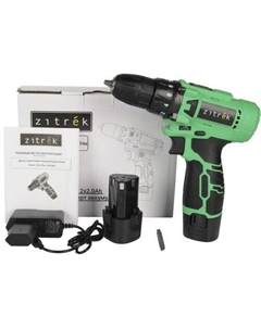 Дрель-шуруповерт Green 12-Li Plus 083-1114 (с 2-мя АКБ) Zitrek