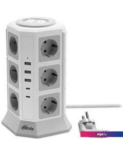 Сетевой фильтр RM-2123C (белый) Ritmix