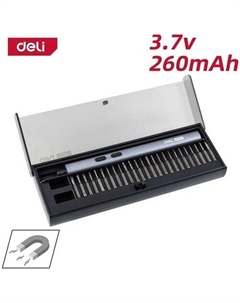 Электроотвертка DY-DP04-1B1 (с 1-им АКБ, кейс) Deli