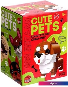 Конструктор Cute pets 9278945 Сиба-Ину Unicon