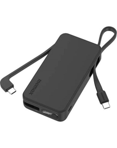 Внешний аккумулятор 1-Power Vital+ Built-In USB-C IP138 10000mAh (черный) Momax