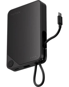 Внешний аккумулятор 1-Power X Built-in USB-C IP152 10000mAh (черный) Momax