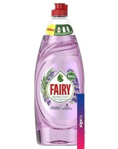 Средство для мытья посуды Pure & Clean Лаванда и Розмарин 650 мл Fairy